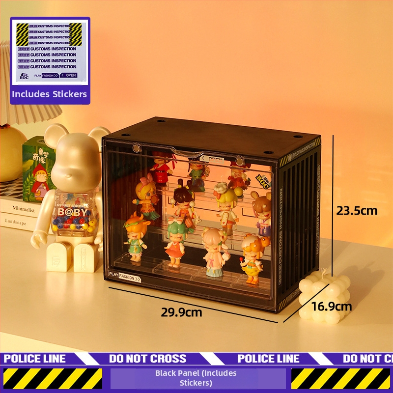Akrylová vitrína na uloženie blindboxov a figúrok z Bubble Martu