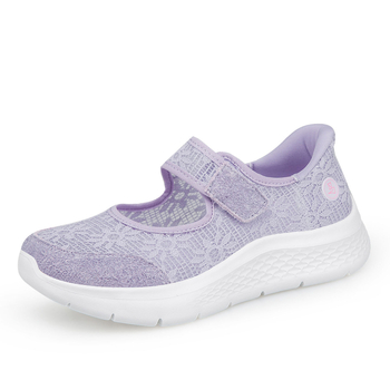 Női Slip-On sétacipő, lélegző hálós felsőrész, mindennapi viselet, könnyű, csúszásmentes talp, széles méretek