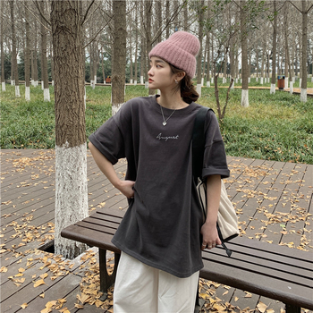 2025 νέο λευκό γυναικείο T‑shirt για το καλοκαίρι, χαλαρή γραμμή, κοντό μανίκι, κορεατικό oversized στυλ, πολυχρηστικό casual τοπ Salt Style