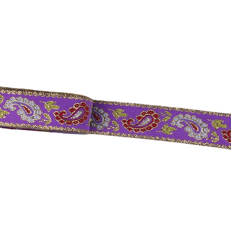 Panglică jacquard etnic colorată pentru perdele și accesorii brodate Hanfu