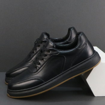 Ανδρικά λευκά sneakers από γνήσιο δέρμα, διαπνέοντα και αντιβακτηριακά, καθημερινά χαμηλά παπούτσια