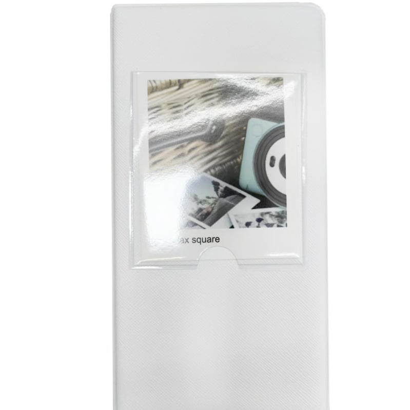 Άλμπουμ Instax SQ10 φωτογραφιών, 64 θέσεις τετράγωνων φωτογραφιών, PVC κάλυμμα, 16 σελίδες
