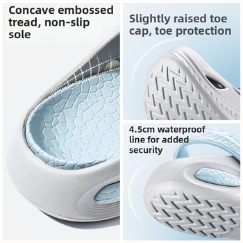 Perforované sandále Happy Mary Summer z EVA peny pre deti aj dospelých, ležérna unisex protišmyková plážová obuv