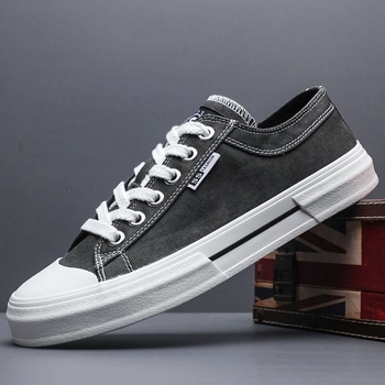 Flash Step 2026 άνοιξη unisex πάνινα παπούτσια — κορεατικό στυλ, χαμηλό προφίλ, αναπνεύσιμα, ελαστικό επάνω μέρος, καουτσούκ σόλα, πλαϊνό φερμουάρ και κορδόνια