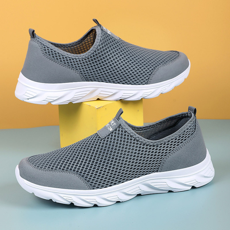 Ανδρικά παπούτσια Fly-Knit από διχτυωτό ύφασμα, καλοκαιρινά, αναπνεύσιμα casual παπούτσια για περπάτημα