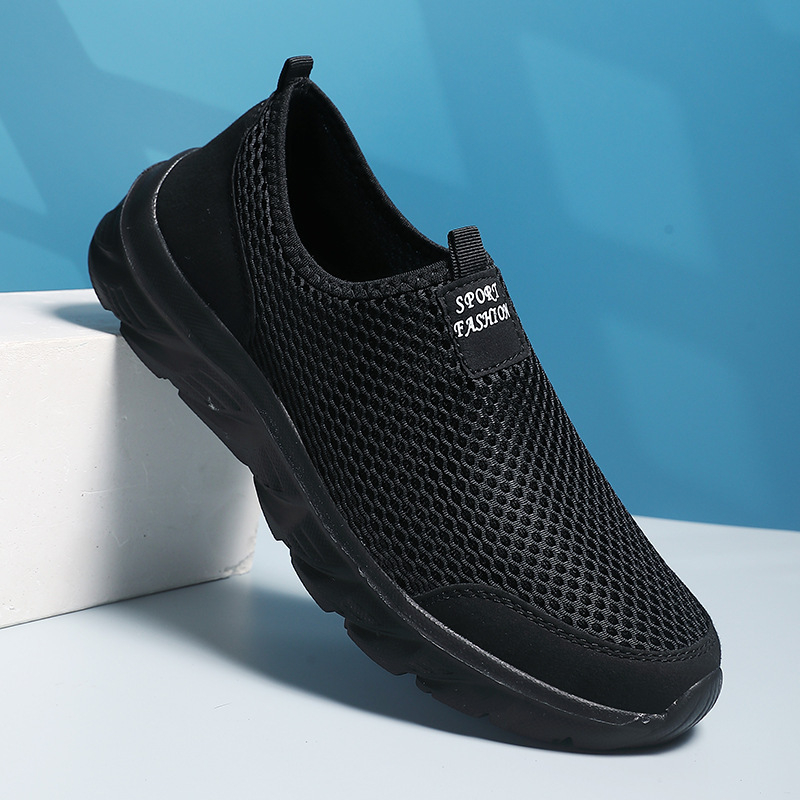 Ανδρικά παπούτσια Fly-Knit από διχτυωτό ύφασμα, καλοκαιρινά, αναπνεύσιμα casual παπούτσια για περπάτημα