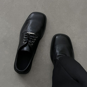 Pantofi Derby pentru bărbați - eleganți, de înaltă calitate, business formal, stil britanic casual, versatil, creștere înălțime, șireturi