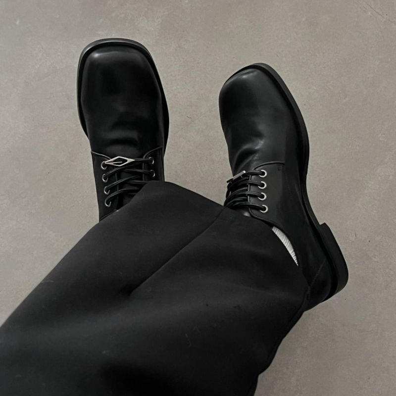 Pantofi Derby pentru bărbați - eleganți, de înaltă calitate, business formal, stil britanic casual, versatil, creștere înălțime, șireturi