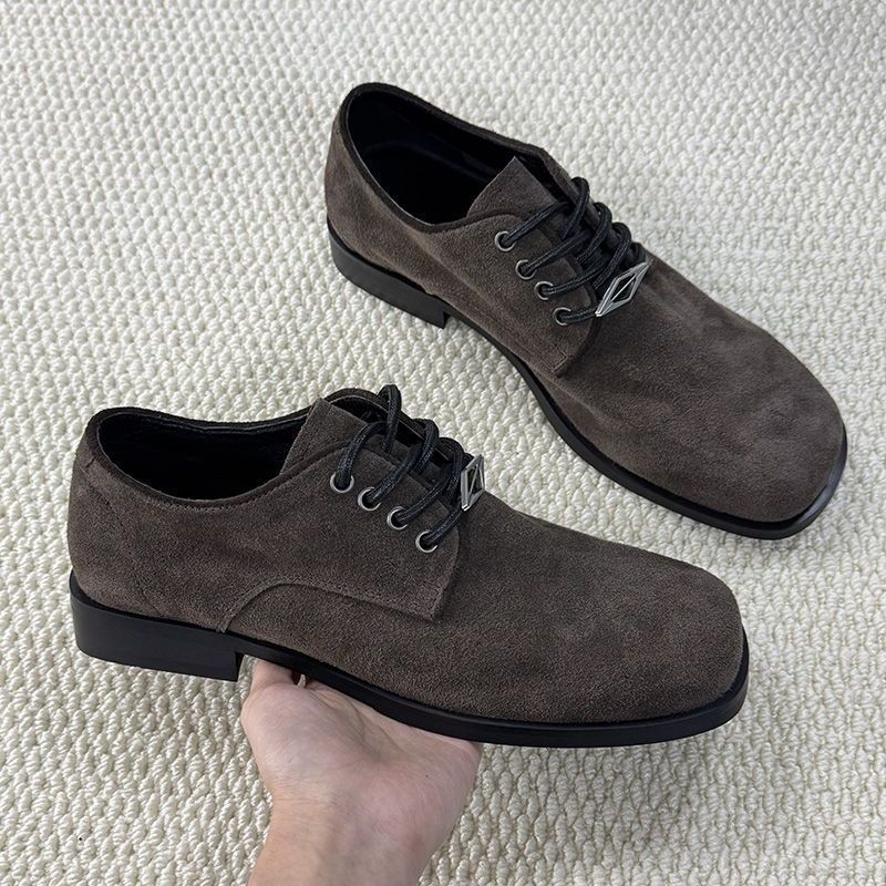 Pantofi Derby pentru bărbați - eleganți, de înaltă calitate, business formal, stil britanic casual, versatil, creștere înălțime, șireturi
