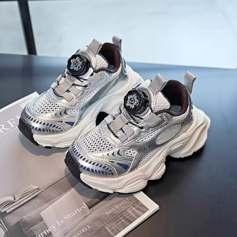 Παιδικά παπούτσια με διχτυωτό άνω μέρος – Unisex dad shoes στυλ, καλοκαίρι 2025