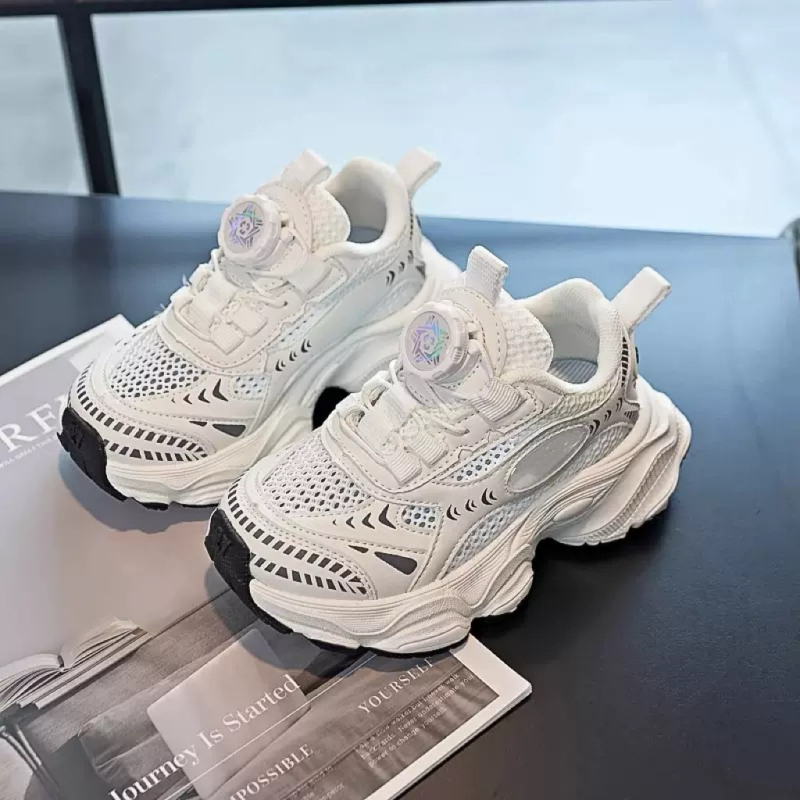 Παιδικά παπούτσια με διχτυωτό άνω μέρος – Unisex dad shoes στυλ, καλοκαίρι 2025
