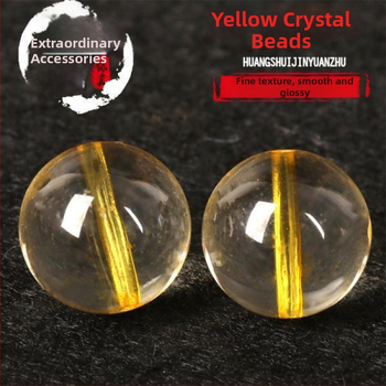 Χάντρες κρυστάλλου Citrine για DIY κοσμήματα – ημιτελείς χάντρες για βραχιόλια, κολιέ, διαχωριστικά, ανκλέτ, φούντες, μικρές χάντρες