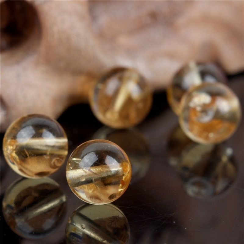 Χάντρες κρυστάλλου Citrine για DIY κοσμήματα – ημιτελείς χάντρες για βραχιόλια, κολιέ, διαχωριστικά, ανκλέτ, φούντες, μικρές χάντρες