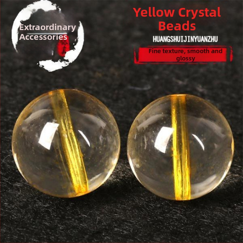 Χάντρες κρυστάλλου Citrine για DIY κοσμήματα – ημιτελείς χάντρες για βραχιόλια, κολιέ, διαχωριστικά, ανκλέτ, φούντες, μικρές χάντρες