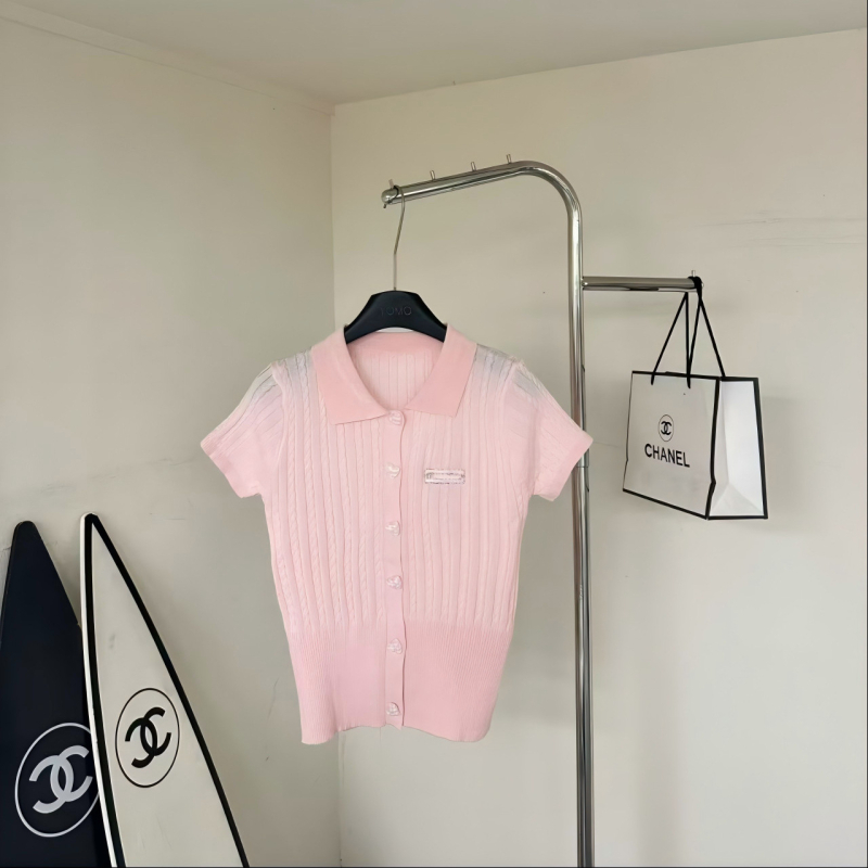 Γυναικείο πλεκτό cardigan με polo γιακά, στριφογυριστό μοτίβο, απαλό και στενό εφαρμοστό στυλ