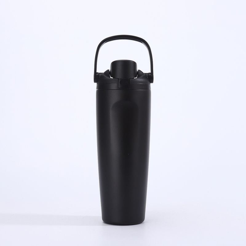 Νέο μινιμαλιστικό ποτήρι αυτοκινήτου 30oz με μεγάλη χωρητικότητα, εσωτερικά 304 ανοξείδωτο και εξωτερικά 201, με μόνωση κενού, φορητό υπαίθριο μπουκάλι