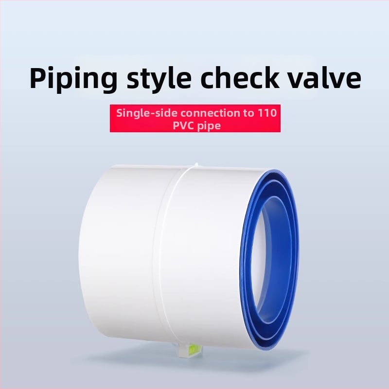 Dvojcestný spätný ventil do kúpeľne pre odťahové potrubie (PVC 75/110) – spätný ventil proti zápachu