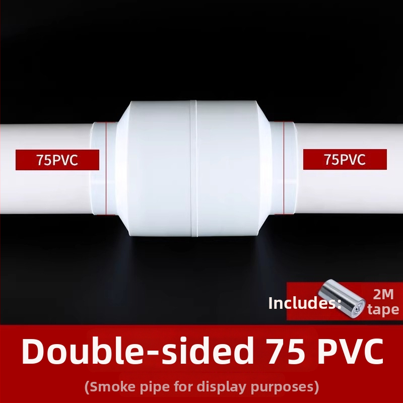 Dvojcestný spätný ventil do kúpeľne pre odťahové potrubie (PVC 75/110) – spätný ventil proti zápachu