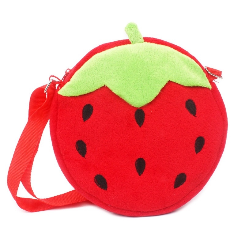 Παιδική βελούδινη crossbody τσάντα με μοτίβο καρτούν, μικρή τσάντα ώμου