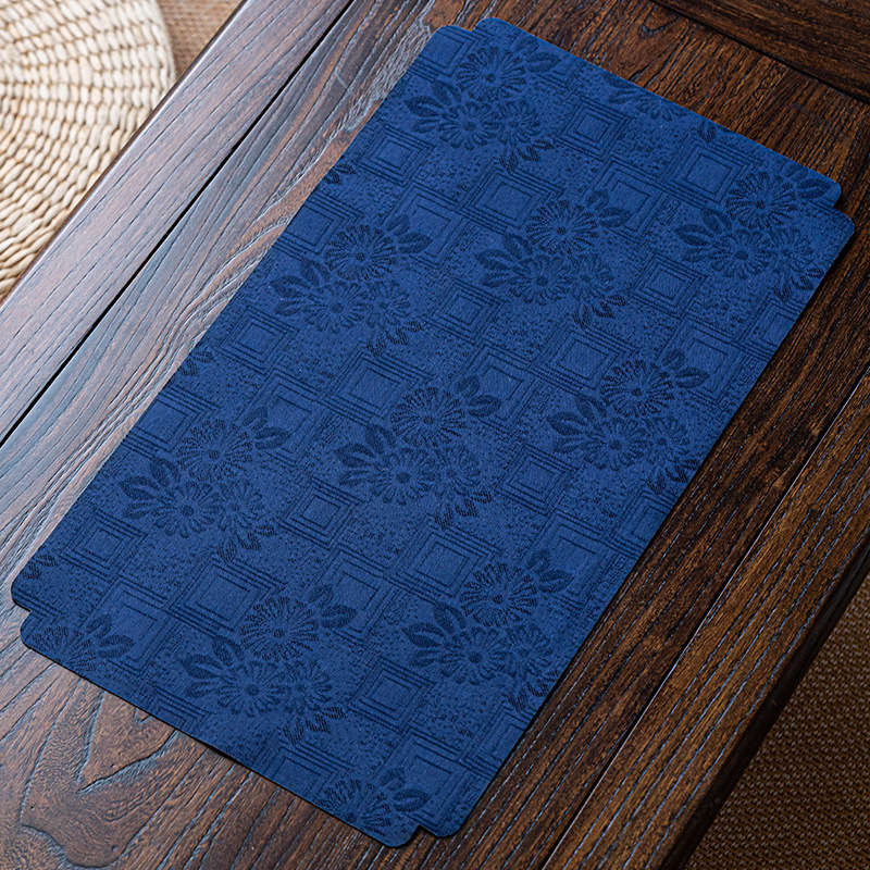 Kínai-stílusú jacquard teázóasztal alátét, kisméretű teaceremóniához, Vintage Zen dizájn, vízálló pamut-len futó asztalhoz, japán stílusú