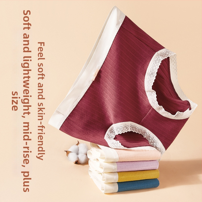 Bavlnené antibakteriálne spodné prádlo pre ženy s reguláciou bruška a zdvihnutím bokov, vysoký pás, priedušné, bezšvové, plus size nohavičky