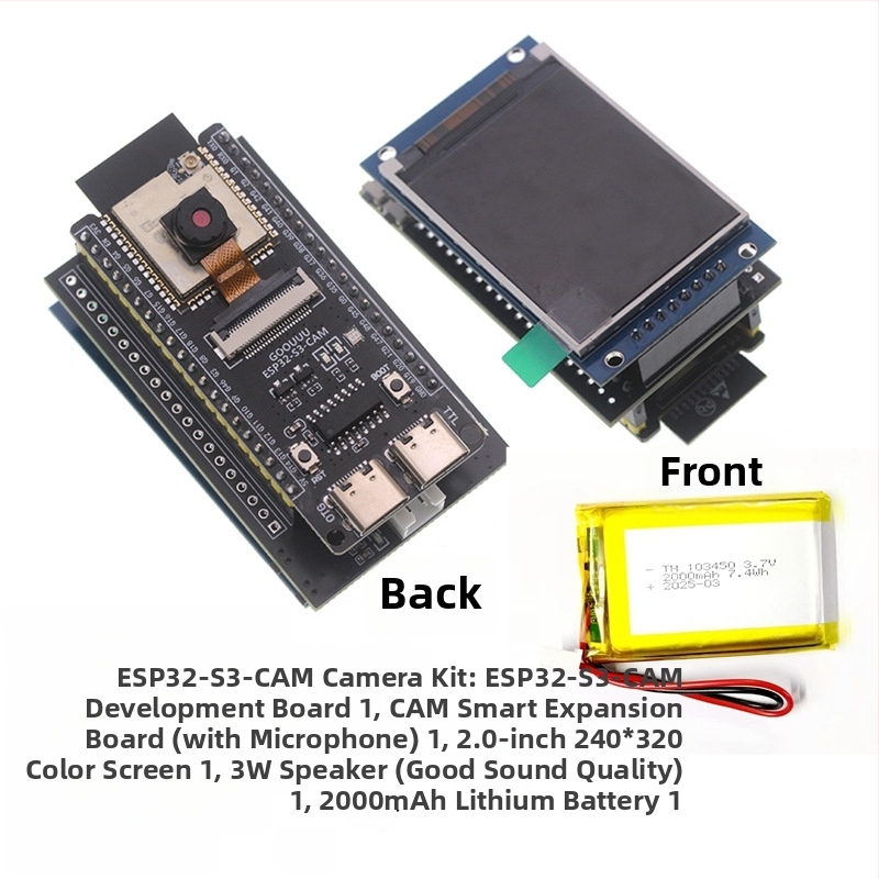 Súprava chatovacieho robota s umelou inteligenciou, vývojovou doskou ESP32-S3-CAM N16R8 a kamerou