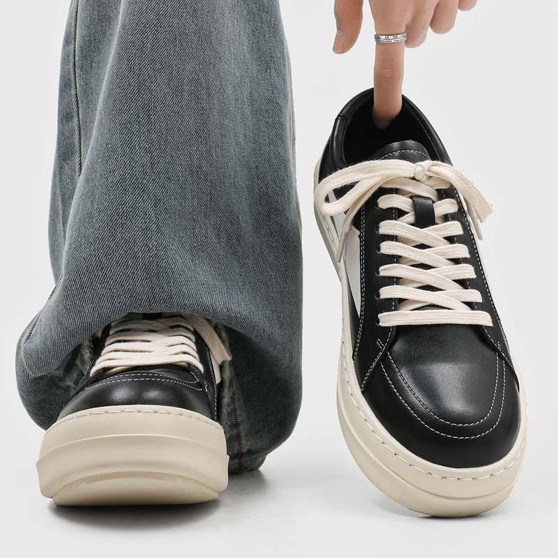 Ανδρικά sneakers με παχιά σόλα για αύξηση ύψους, ρετρό στυλ high‑street casual Philon