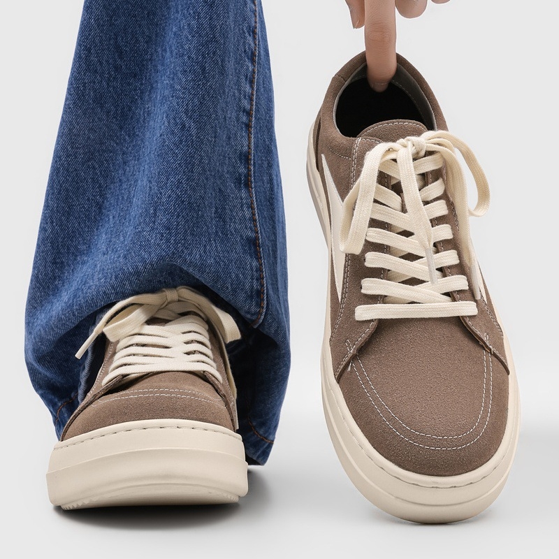 Ανδρικά sneakers με παχιά σόλα για αύξηση ύψους, ρετρό στυλ high‑street casual Philon