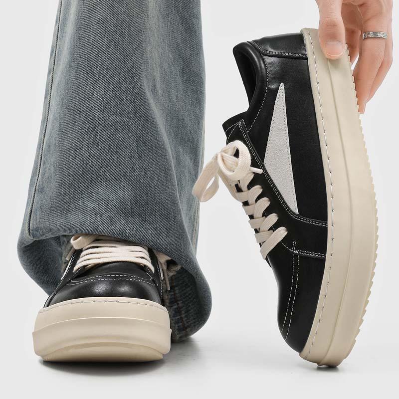 Ανδρικά sneakers με παχιά σόλα για αύξηση ύψους, ρετρό στυλ high‑street casual Philon