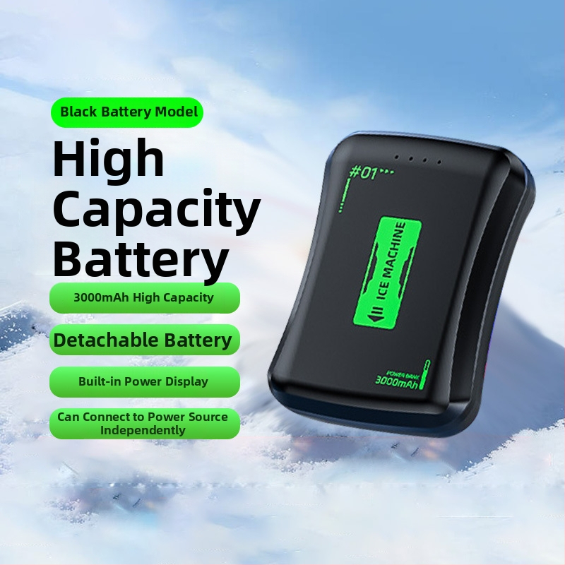 Chladič telefónu TH21 na batérie, 3000 mAh termoelektrický bezdrôtový, ultra dlhá výdrž batérie, digitálny displej teploty mrazu