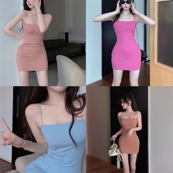 Ροζ στράπλες φόρεμα bodycon για καλοκαίρι, μίνι φόρεμα με στενή γραμμή στους γοφούς