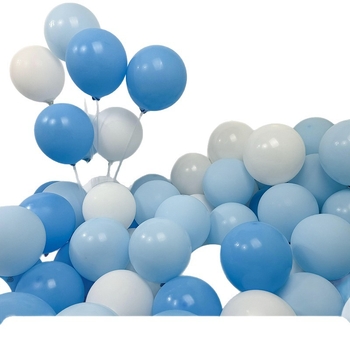 Plavi ocean latex balon set, 10 inča, metalik boje, dekor za rođendan i vjenčanje, dječje zabave