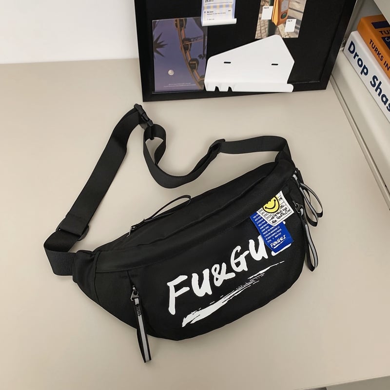 Unisex crossbody kabelka, ľahká, mestského štýlu na cesty, voľnočasové aktivity a šport