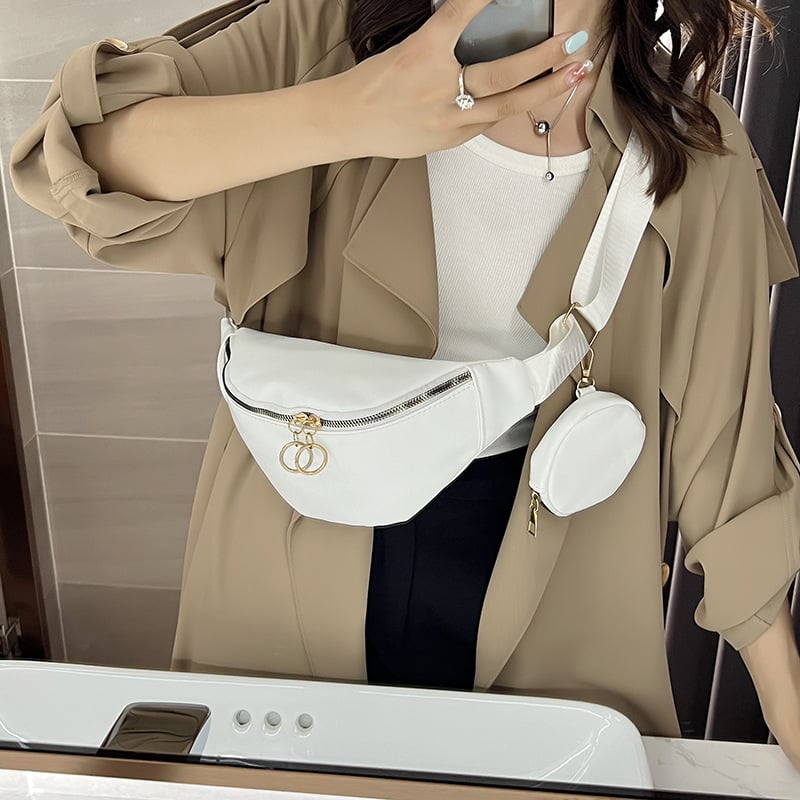 Dámska crossbody kabelka na jeseň a zimu, veľkoobjemová ležérna taška cez rameno, štýlová a všestranná taška cez rameno