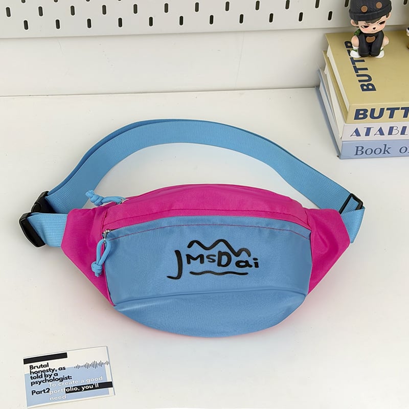 Pánska plátená náprsná taška s crossbody popruhom, ležérna taška cez pás/rameno