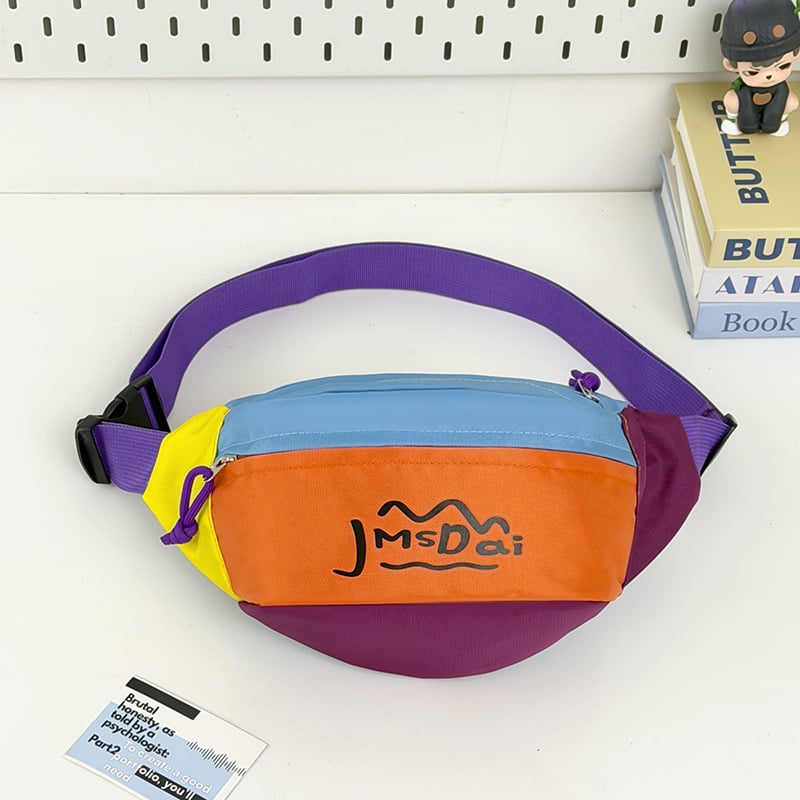 Pánska plátená náprsná taška s crossbody popruhom, ležérna taška cez pás/rameno