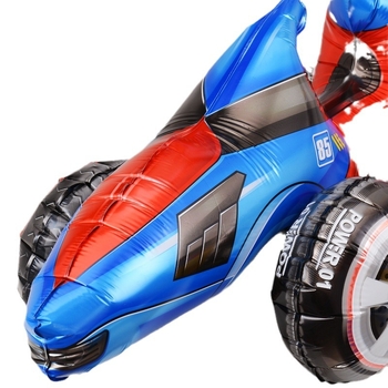 4D balon za auto – crtani promet, dekoracija za rođendane s temom utrka