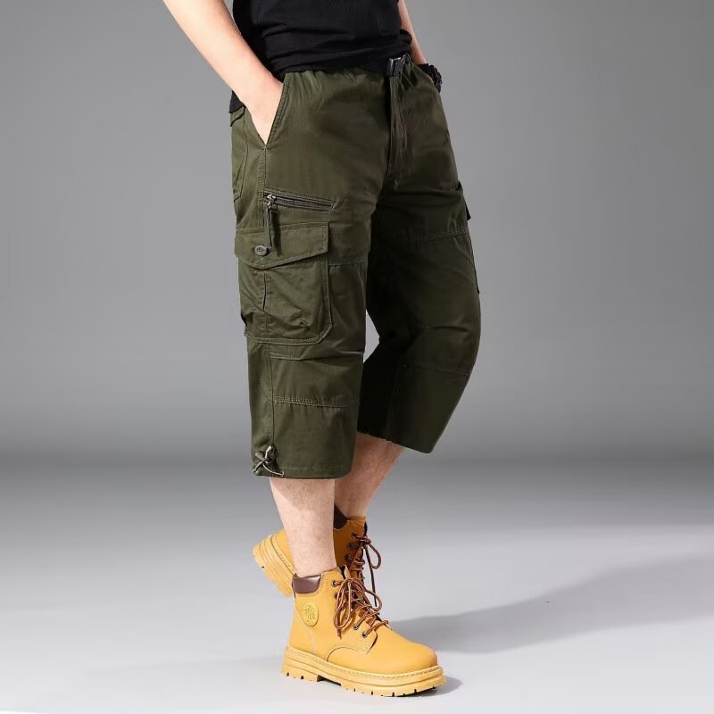 Ανδρικά καλοκαιρινά σορτς γρήγορου στεγνώματος, cargo στυλ, άνετη εφαρμογή, ελαφριά για την παραλία