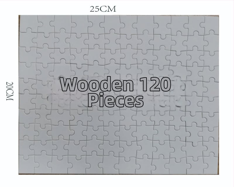 Puzzle din lemn, portret personalizat, set de 1000 și 500 de piese, ambalaj cu cutie color