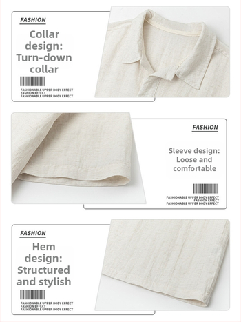 Ανδρικό polo από Lyocell και Ice Silk, κοντά μανίκια, καλοκαίρι, ελαφρύ, φαρδιά γραμμή, γρήγορο στέγνωμα