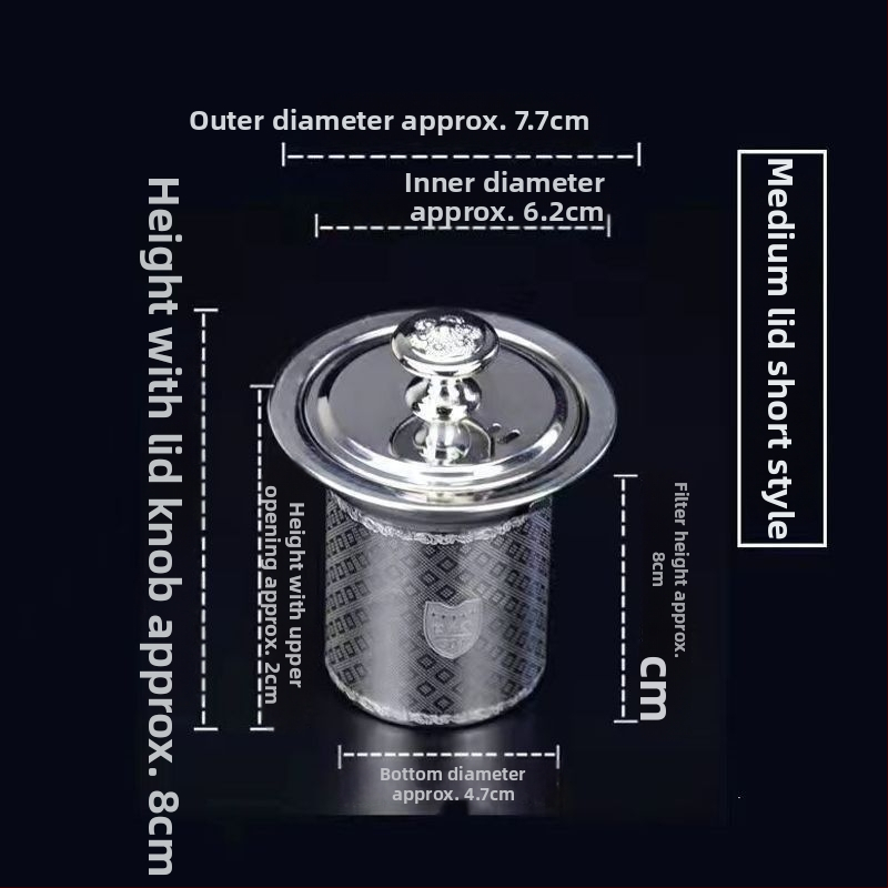 Nerezové sitko na čaj 304 do kanvíc, nálevník, klasický model
