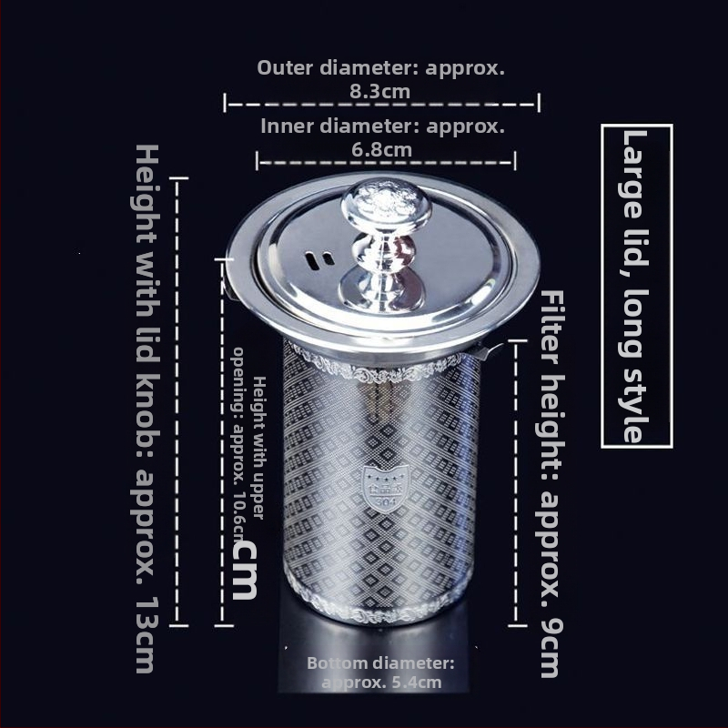Nerezové sitko na čaj 304 do kanvíc, nálevník, klasický model