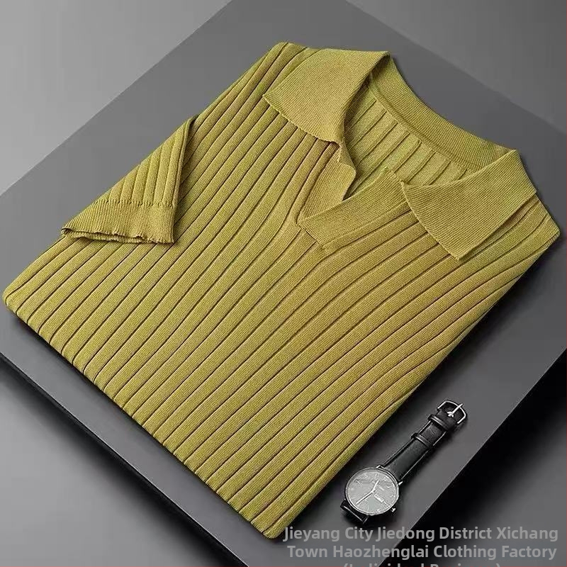 Pánske polo tričko s krátkym rukávom v bielej farbe, Harajuku japonský štýl, slim fit, letný ležérny top
