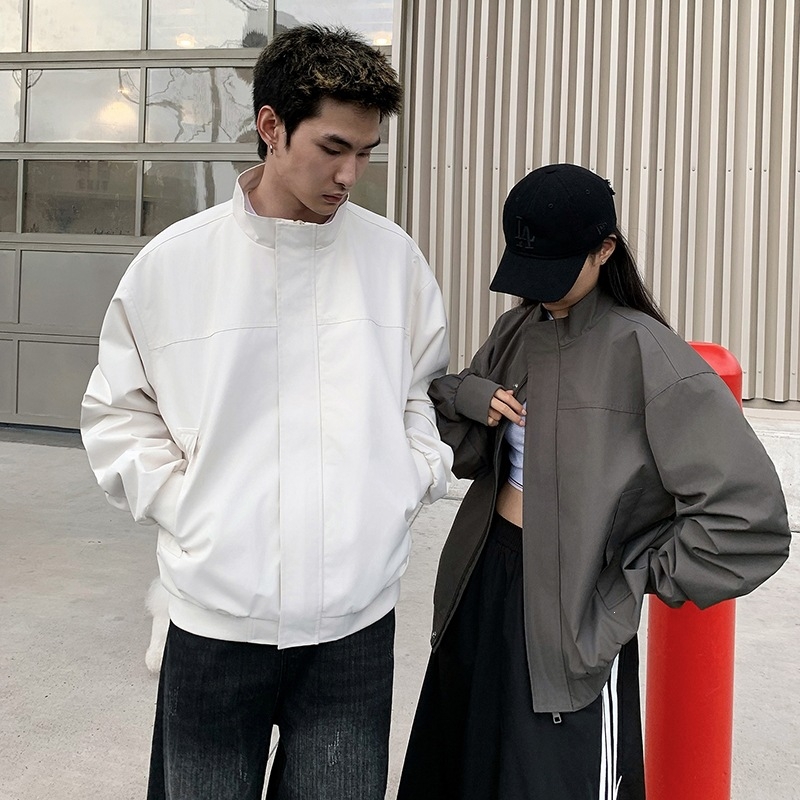 Μπουφάν εργασίας Άνοιξη-Φθινόπωρο, Unisex, Αμερικανικού στυλ ρετρό λειτουργικό μπουφάν πτήσης