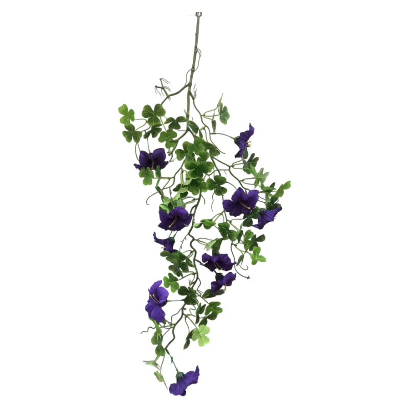 Τεχνητά άνθη Morning Glory – κρεμαστή αμπέλι για διακόσμηση σαλονιού και μπαλκονιού