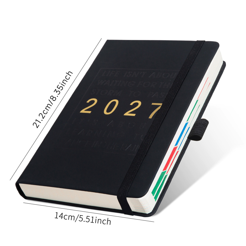 Διασυνοριακό Εμπόριο 2027 – Αγγλική Έκδοση, Ημερολόγιο με Λουρί, 365 Ημέρες Διαχείριση Χρόνου και Αυτοπειθαρχίας, Χονδρική