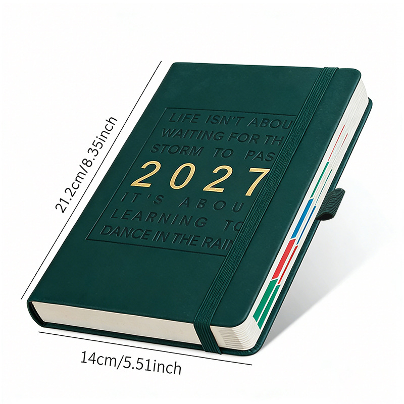 Διασυνοριακό Εμπόριο 2027 – Αγγλική Έκδοση, Ημερολόγιο με Λουρί, 365 Ημέρες Διαχείριση Χρόνου και Αυτοπειθαρχίας, Χονδρική