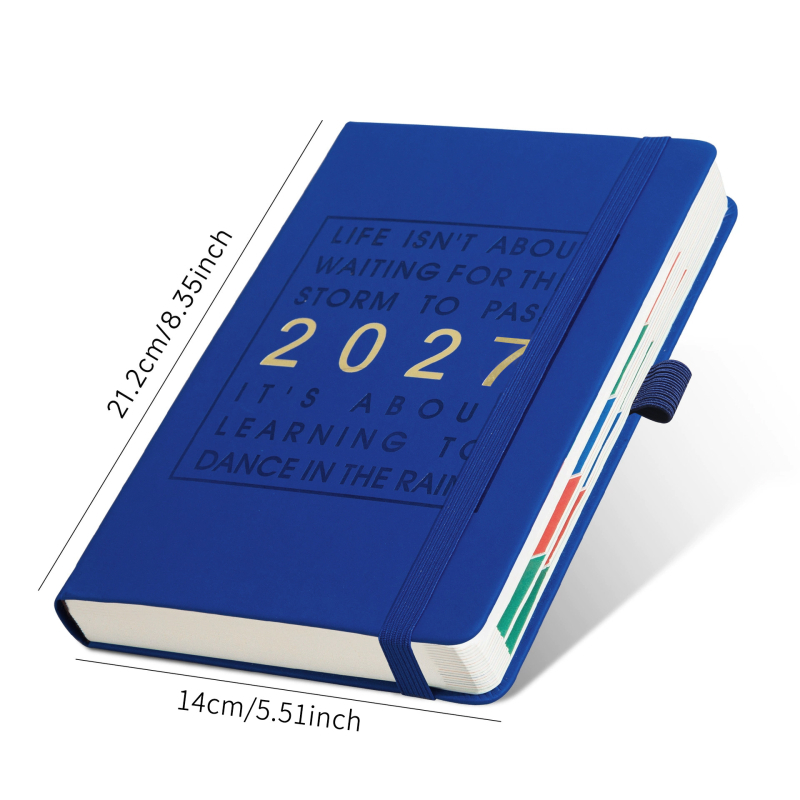 Διασυνοριακό Εμπόριο 2027 – Αγγλική Έκδοση, Ημερολόγιο με Λουρί, 365 Ημέρες Διαχείριση Χρόνου και Αυτοπειθαρχίας, Χονδρική