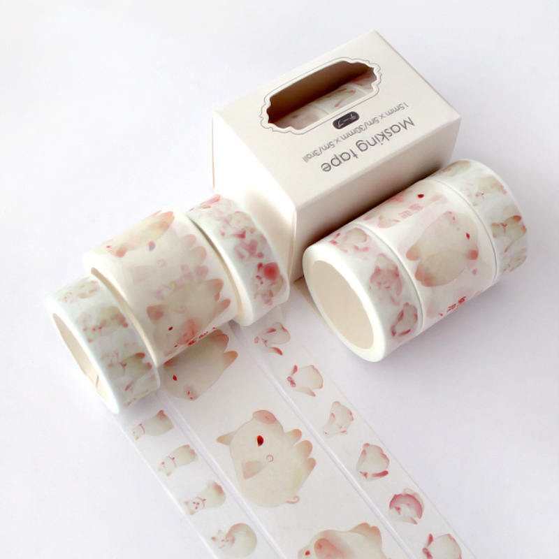Ταινία Washi για planner, σετ 3 ρολά, girly DIY διακόσμηση ημερολογίου