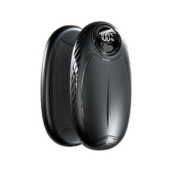 Încălzitor magnetic pentru mâini 2 în 1, încărcare USB, mini autoîncălzitor, afișaj digital și design detașabil
